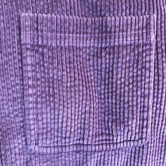 L.L. Bean Women’s Purple Wide Wale Corduroy Shirt Jacket Plus Size 3X - Picture 4 of 12